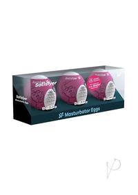 Satisfyer Masturbator Egg 3pk Bubble